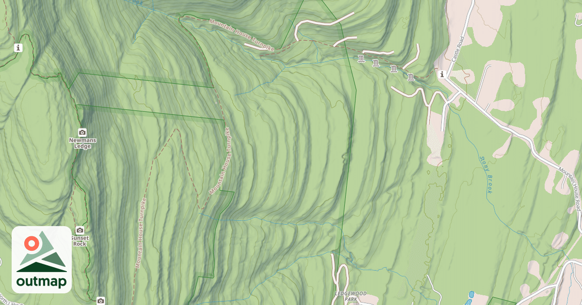 Map of Sleepy Hollow