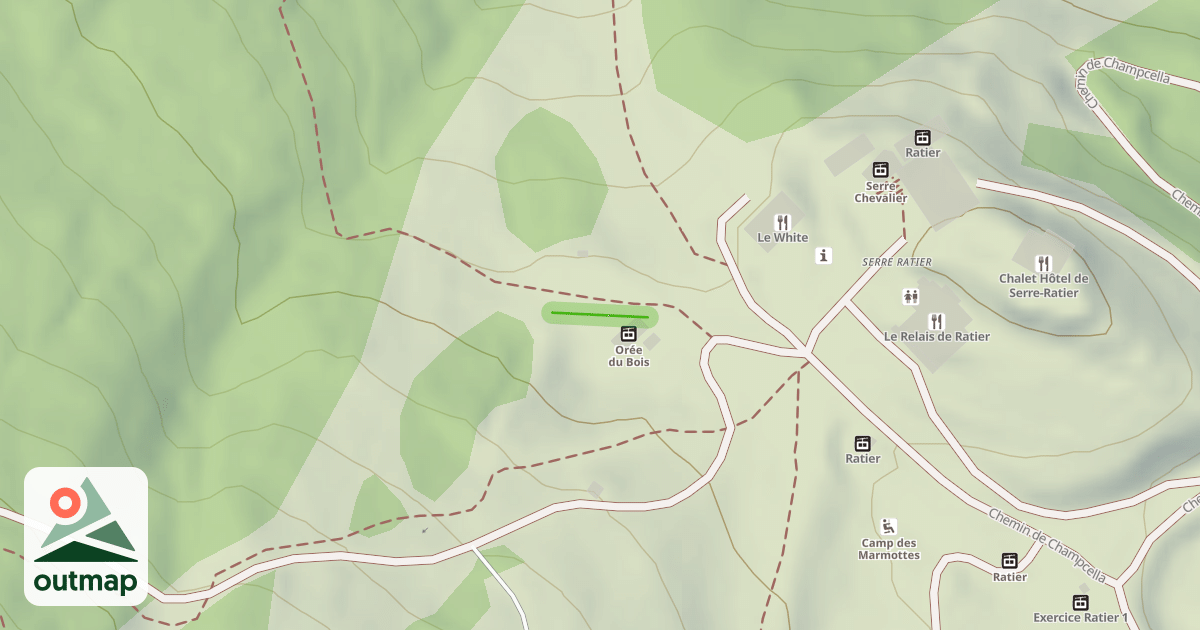 Map of Chêne