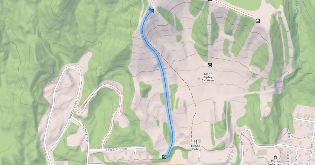 Map preview of Racer's Ridge