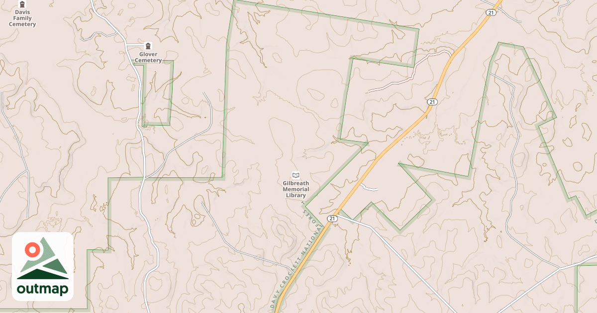 Map of GLOVER