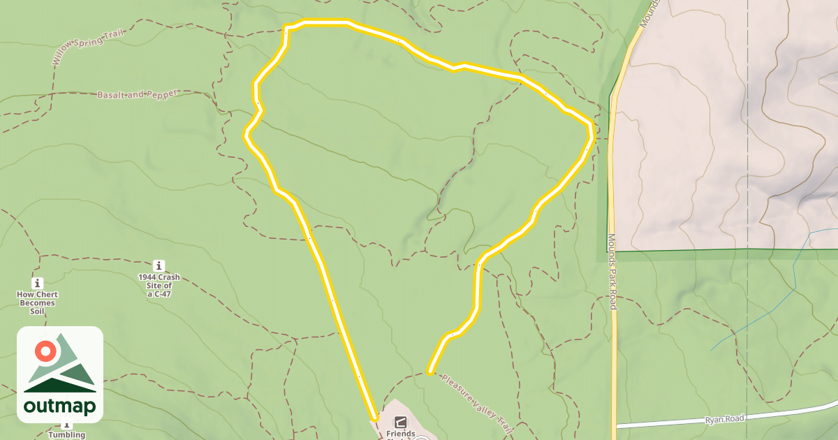 Map of John Minix Trail
