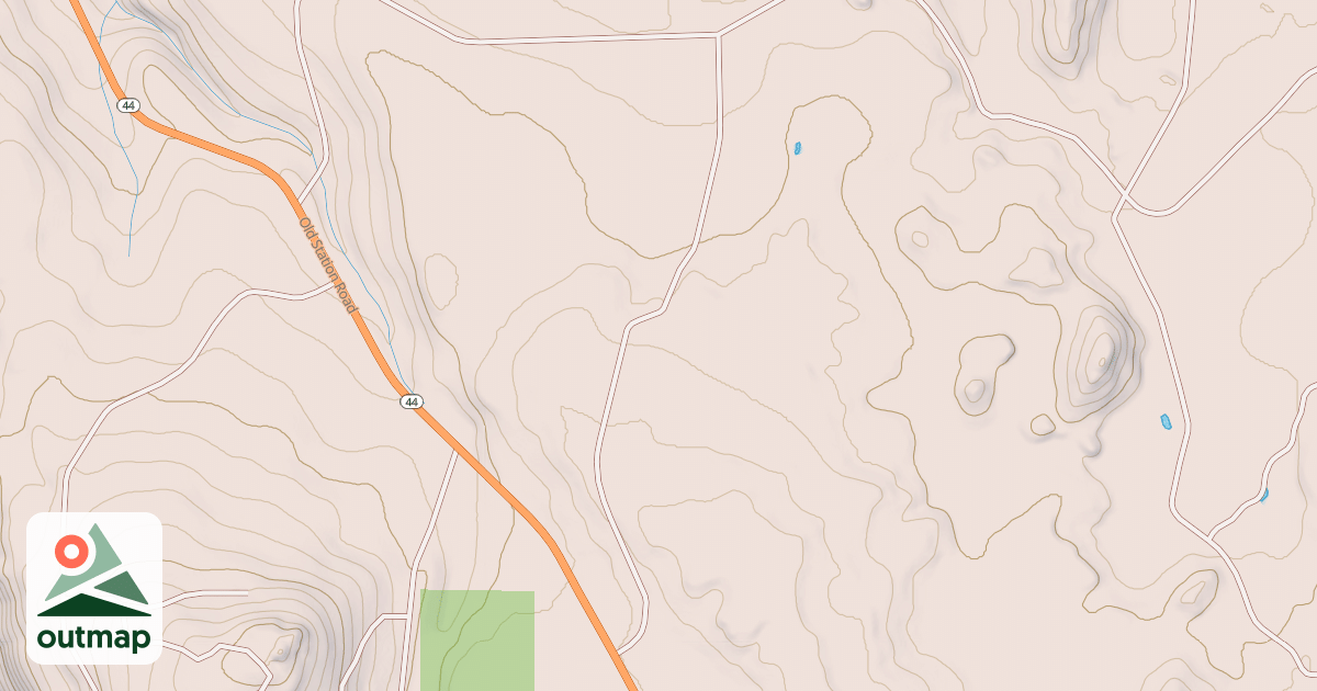 Map of BIG JUNIPER