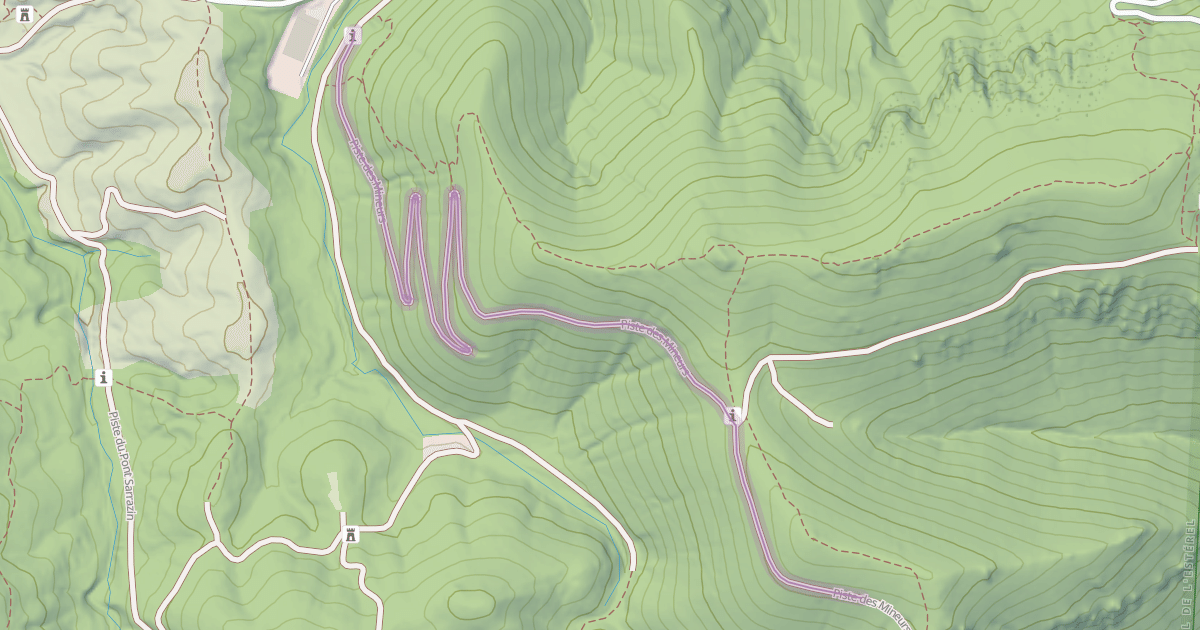 Map preview of Piste des Mineurs