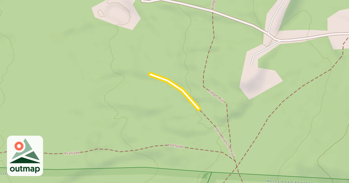 Map of Ham Branch Trail