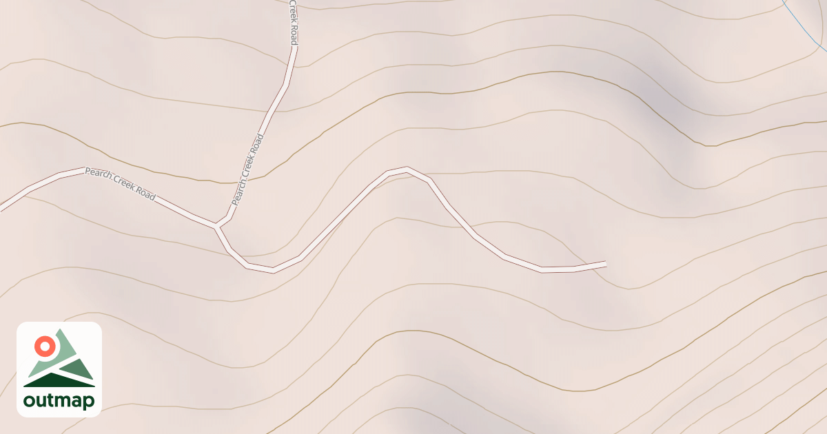 Map of PEARCH CREEK