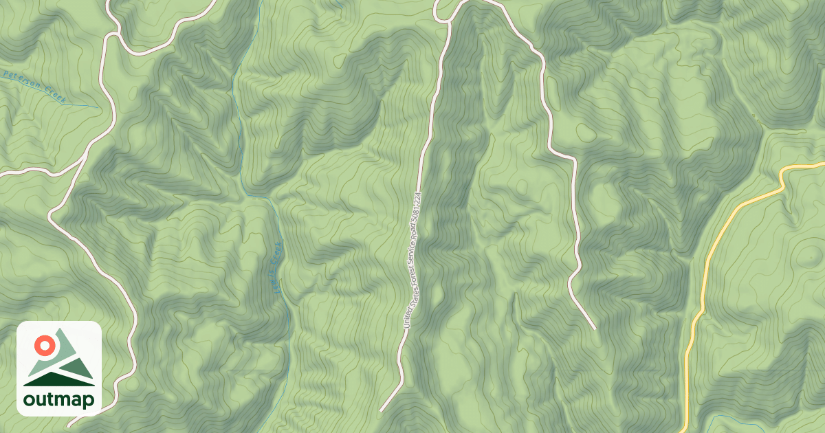 Map of USFS Motor Vehicle Use Map Roads {75D3E905-692D-4DA4-8D8C-3D5A73D2DEAD}