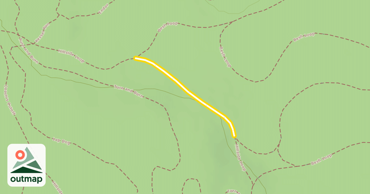 Map of Hillside Loop