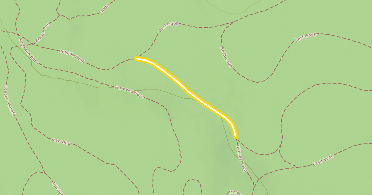 Map preview of Hillside Loop