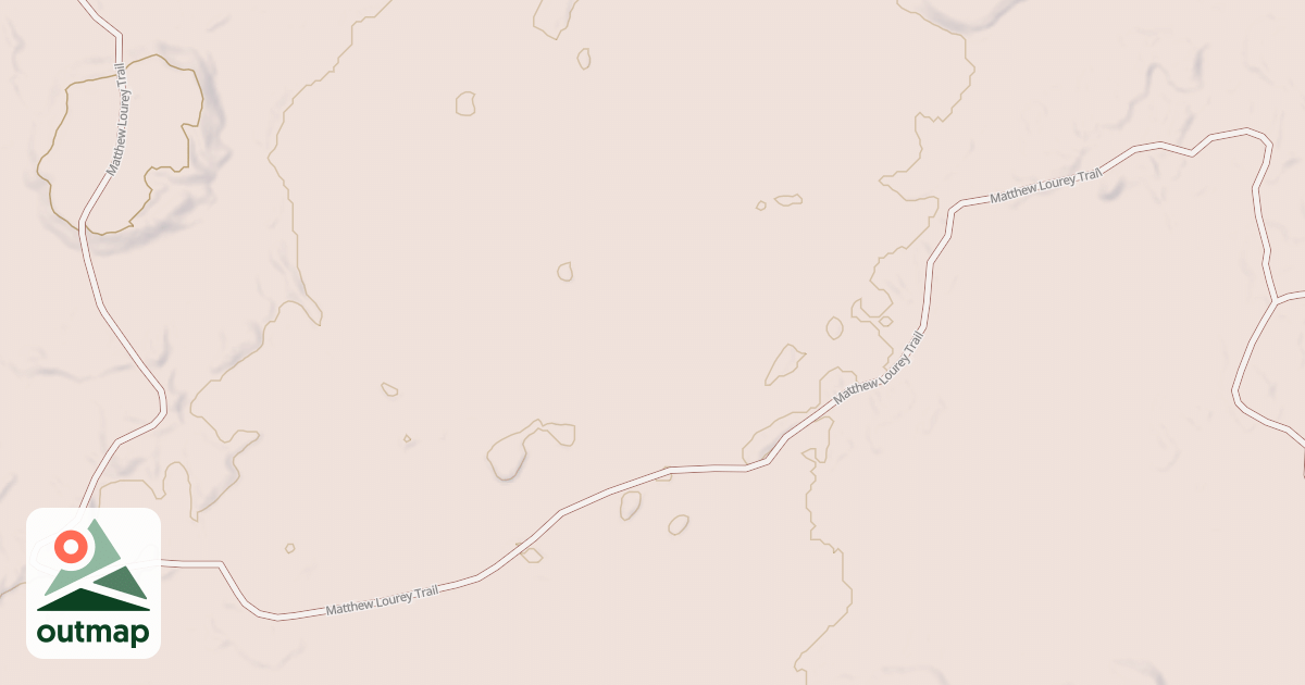 Map of Matthew Lourey State Trail