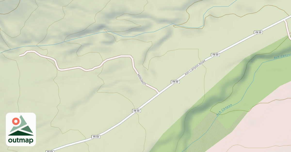 Map of MILKVETCH
