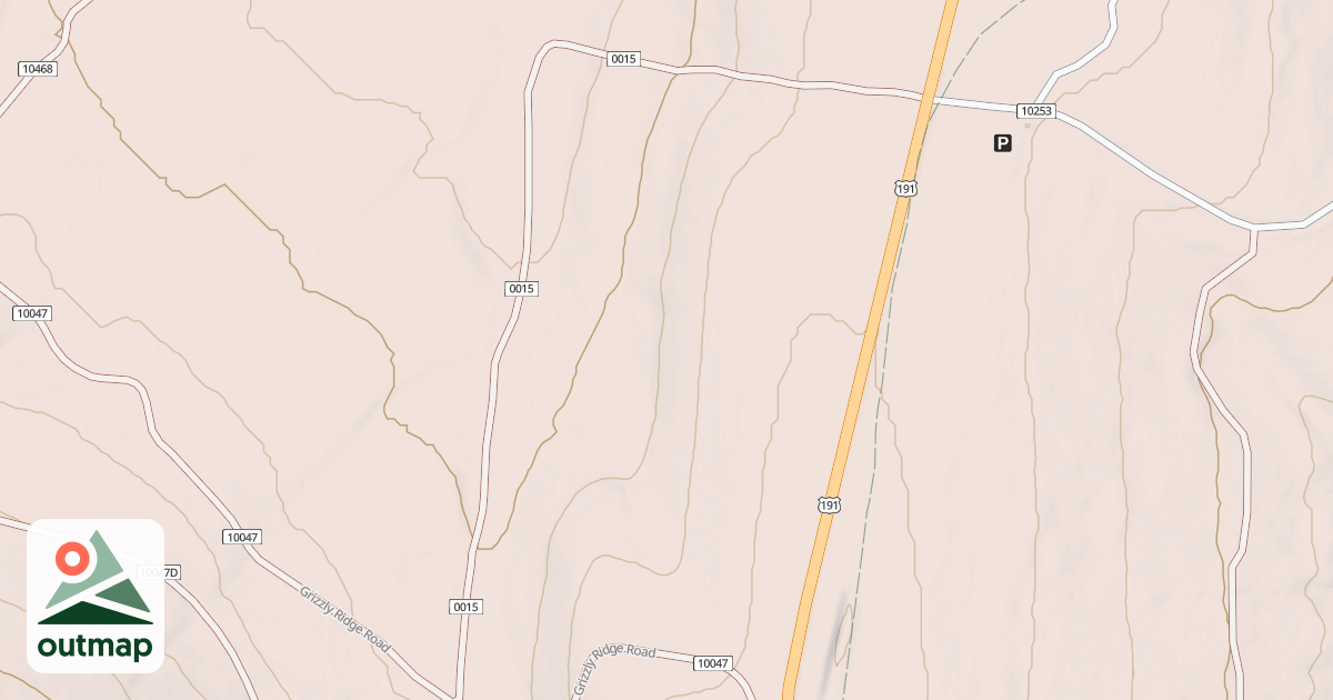 Map of GRIZZLY RIDGE NORTH SPUR