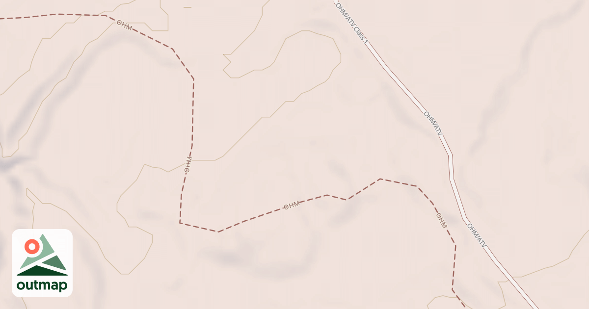 Map of Straight Arrows Trail