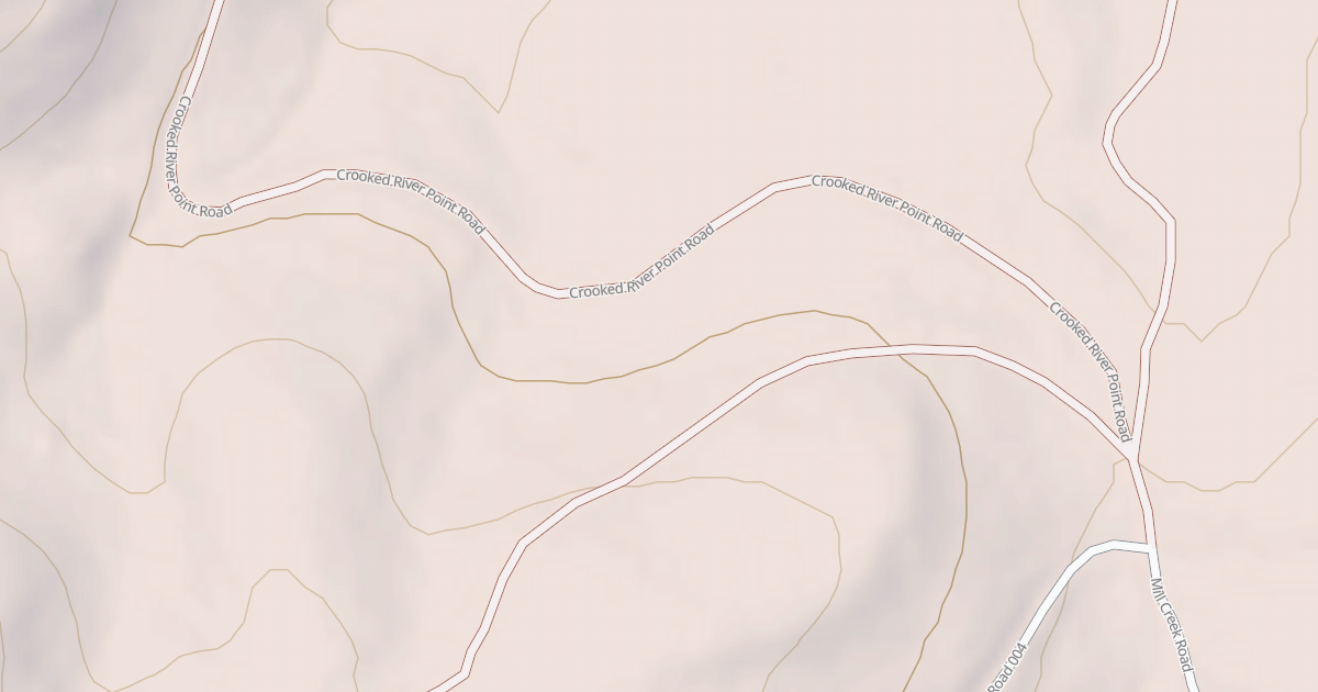 Map preview of CROOKED RIVER POINT