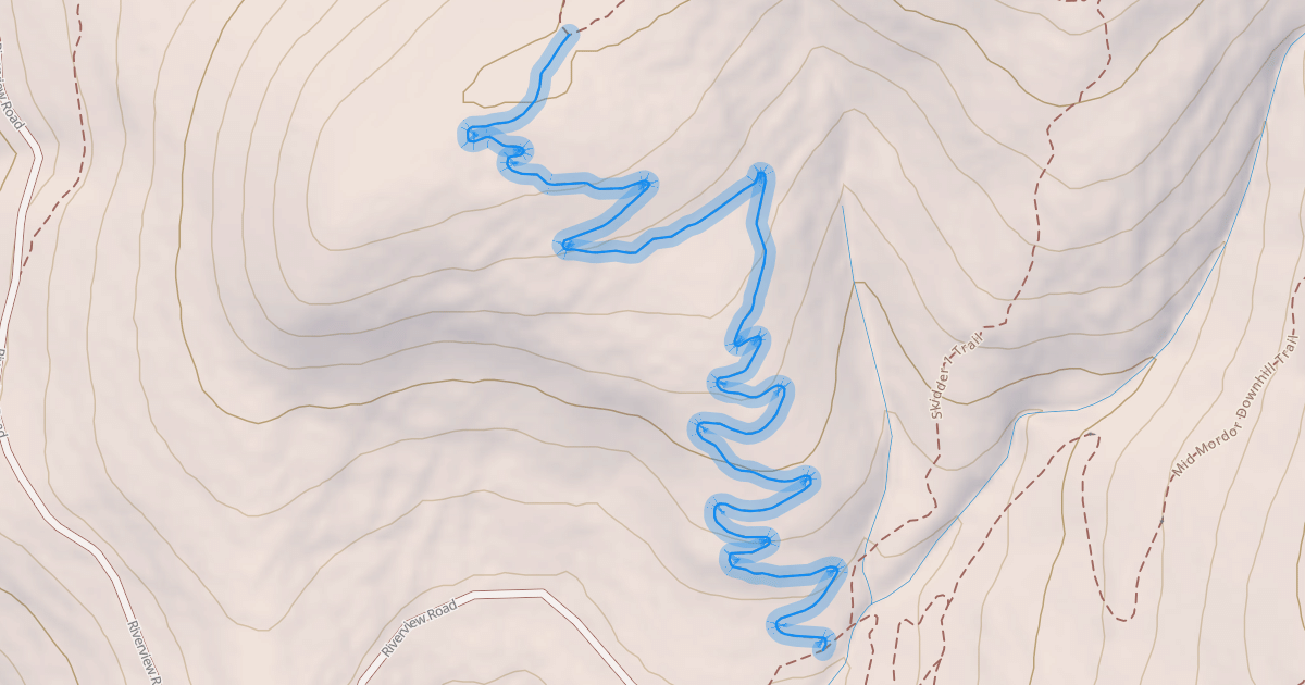 Map preview of Upper Potatoes Trail