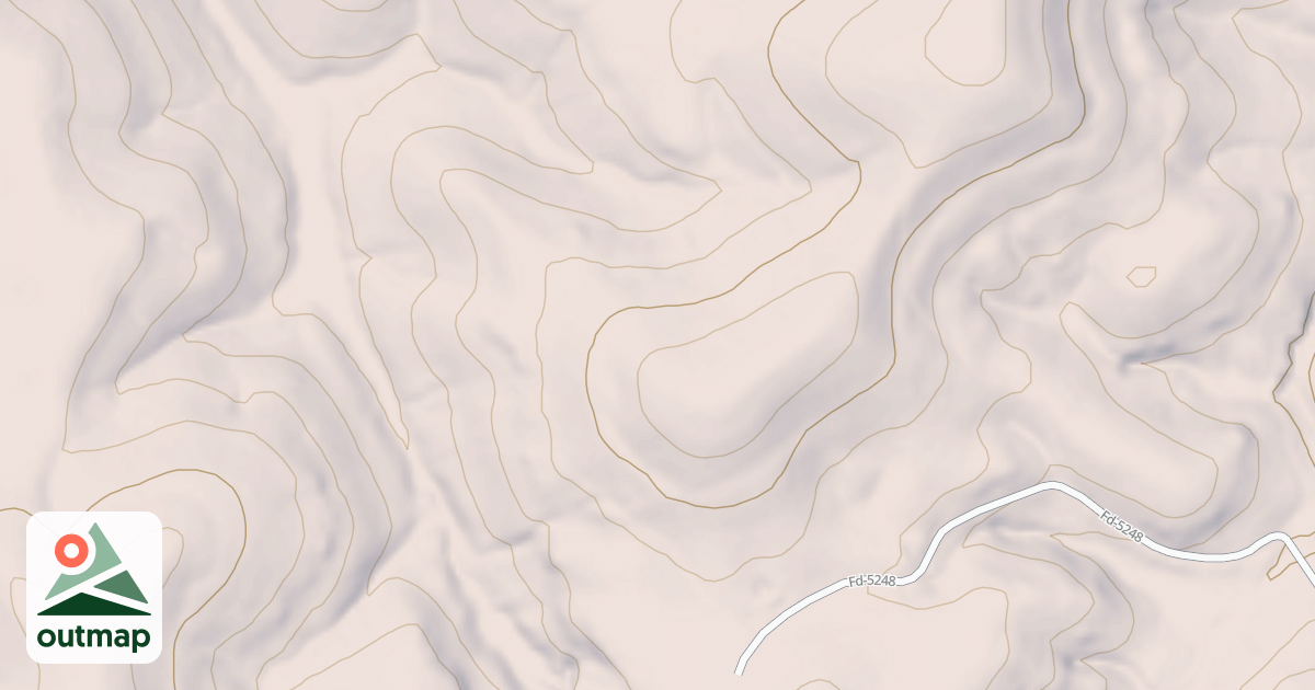 Map of SULPHUR FK NORTH