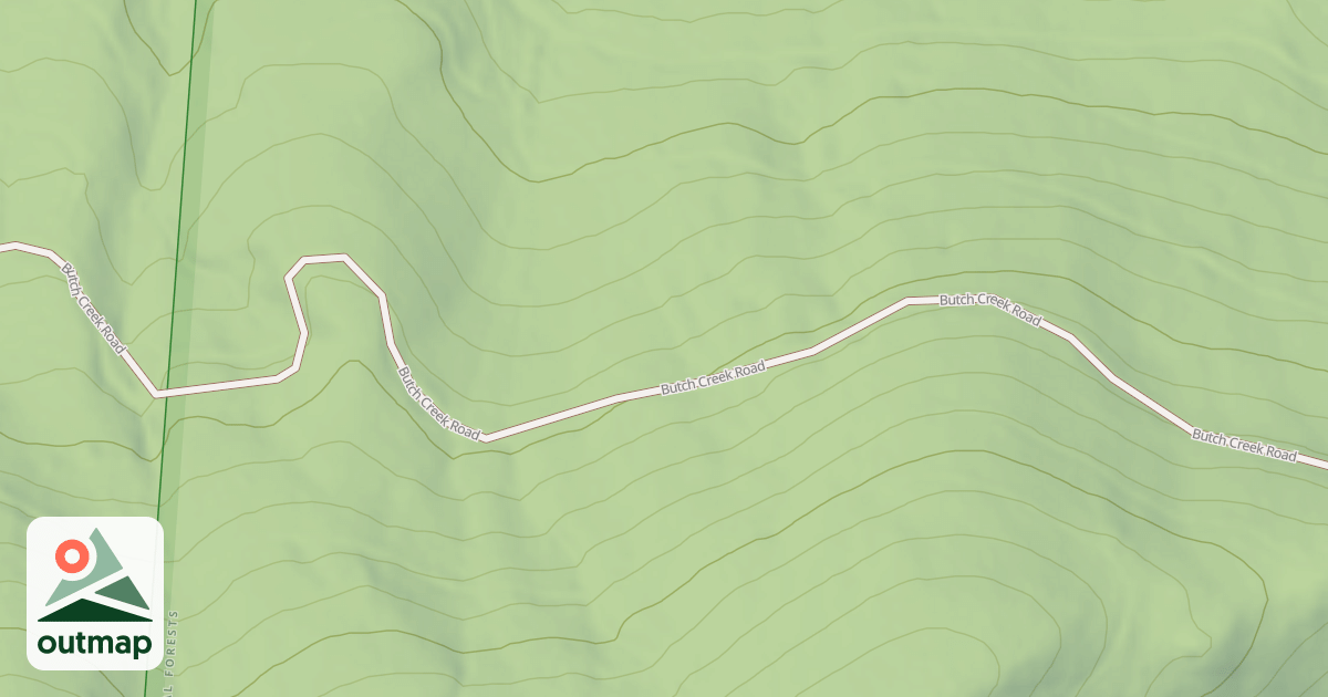 Map of BUTCH CREEK