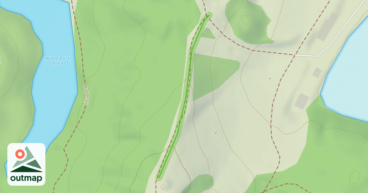 Map of Upper Ridge Run