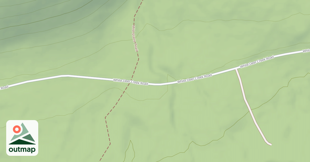 Map of Bald Eagle State Forest Snowmobile Trails