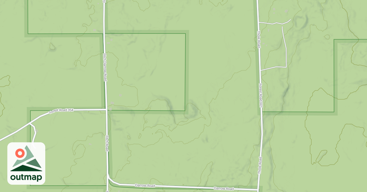 Map of USFS Motor Vehicle Use Map Trails 24716