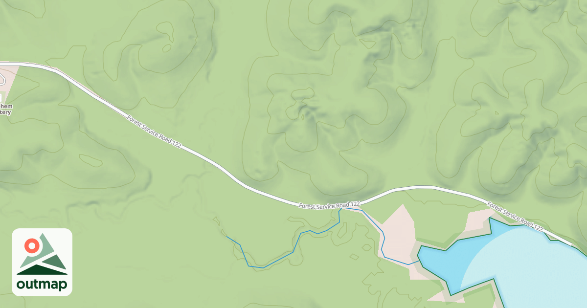 Map of BETHLEHEM CEMETERY ROAD