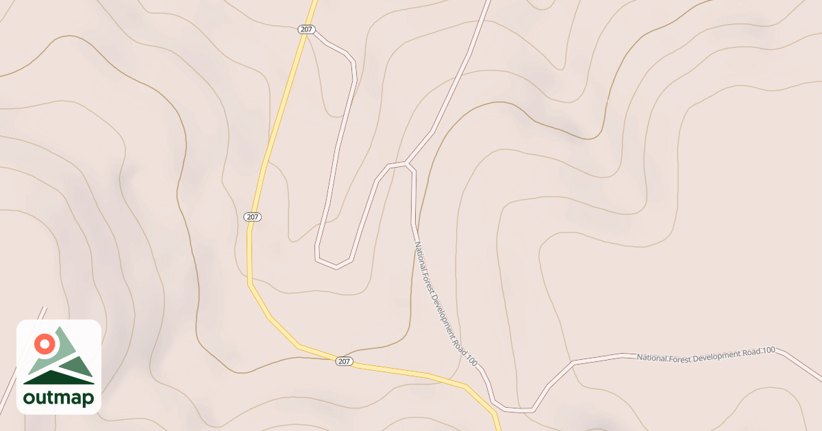 Map of USFS National Forest System Roads {42892DB8-5555-4EEB-A646-7A7143264D9B}