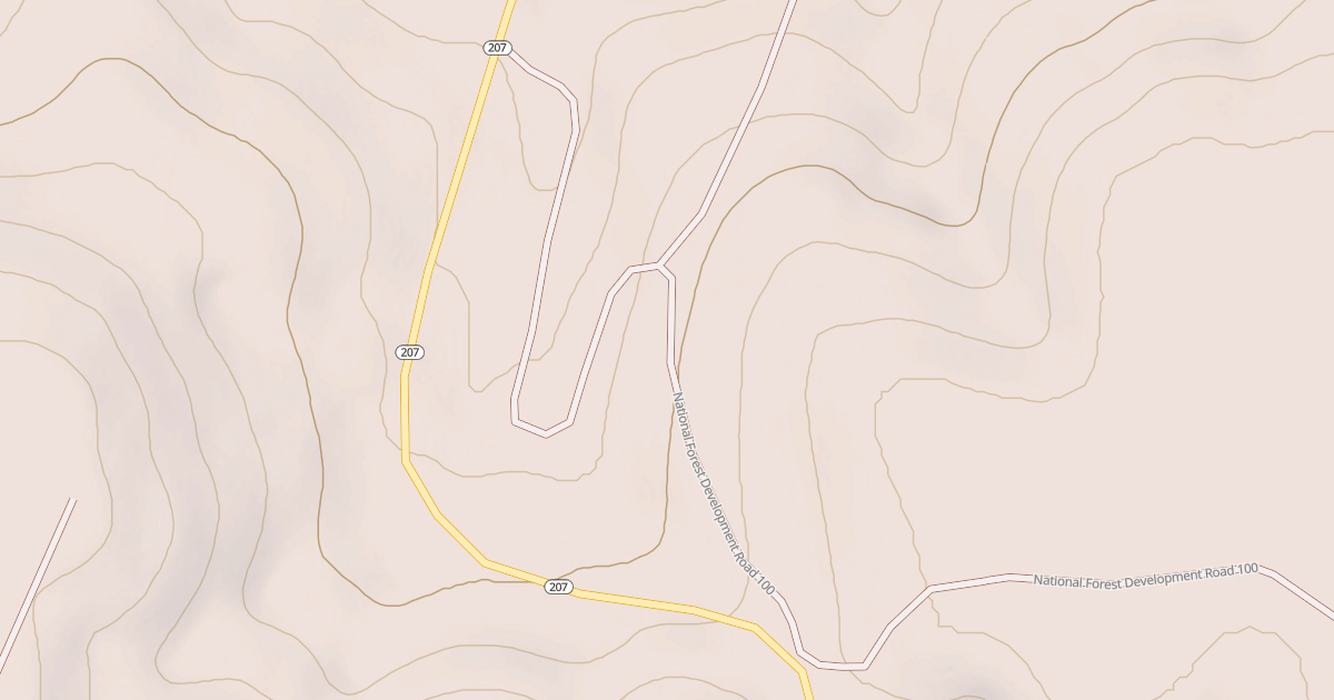 Map preview of USFS National Forest System Roads {42892DB8-5555-4EEB-A646-7A7143264D9B}