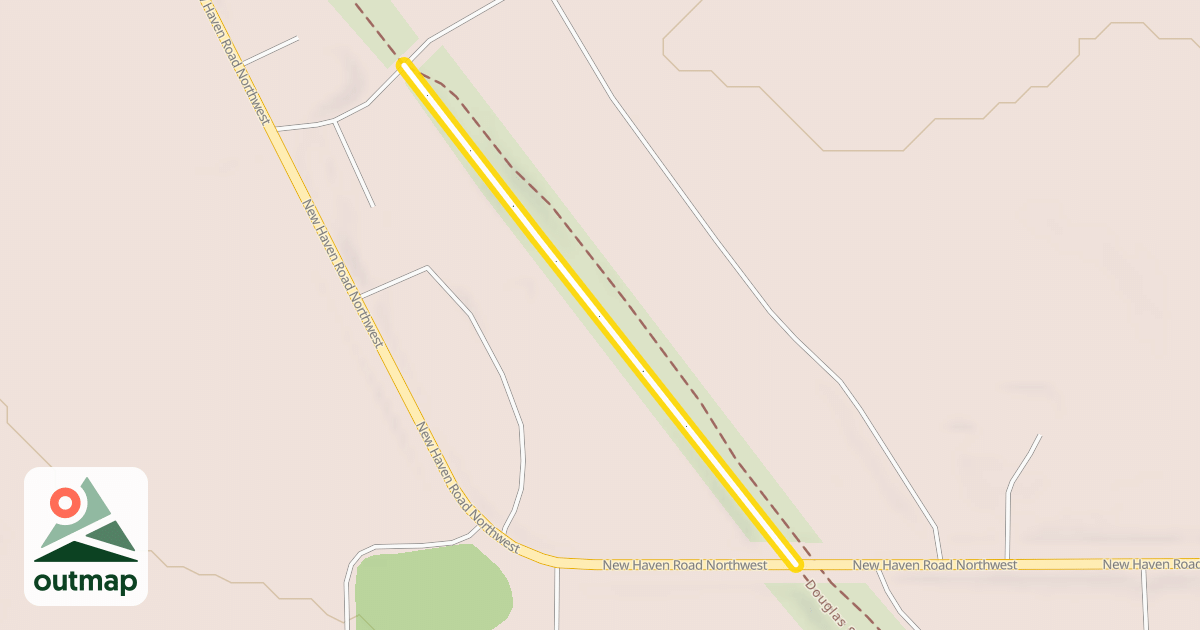 Map of Douglas State Trail
