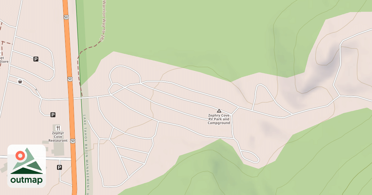 Map of CAMPGROUND SPUR F
