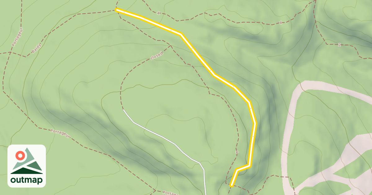 Map of Baldy