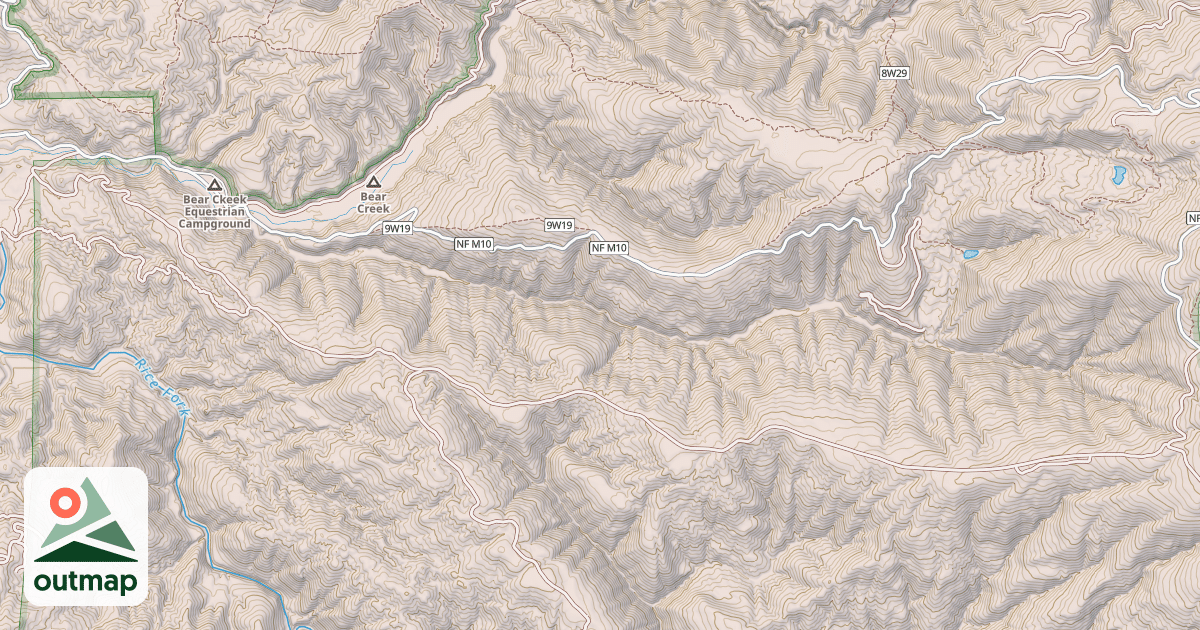 Map of LONG RIDGE