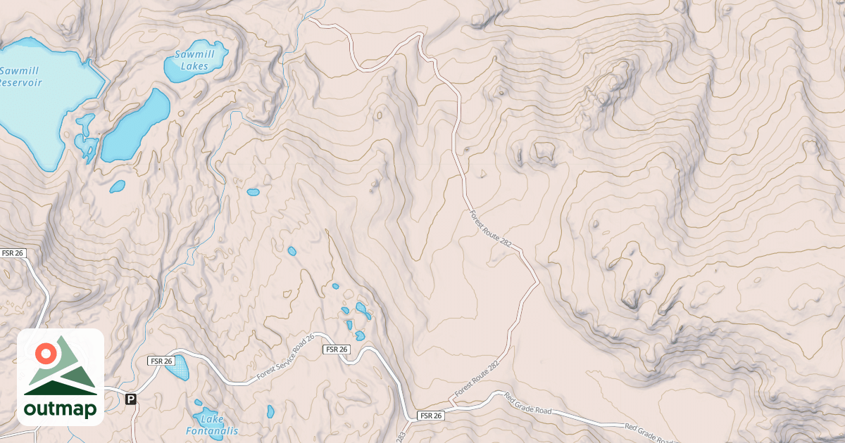 Map of WEST FORK