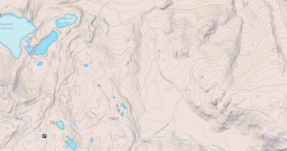 Map preview of WEST FORK