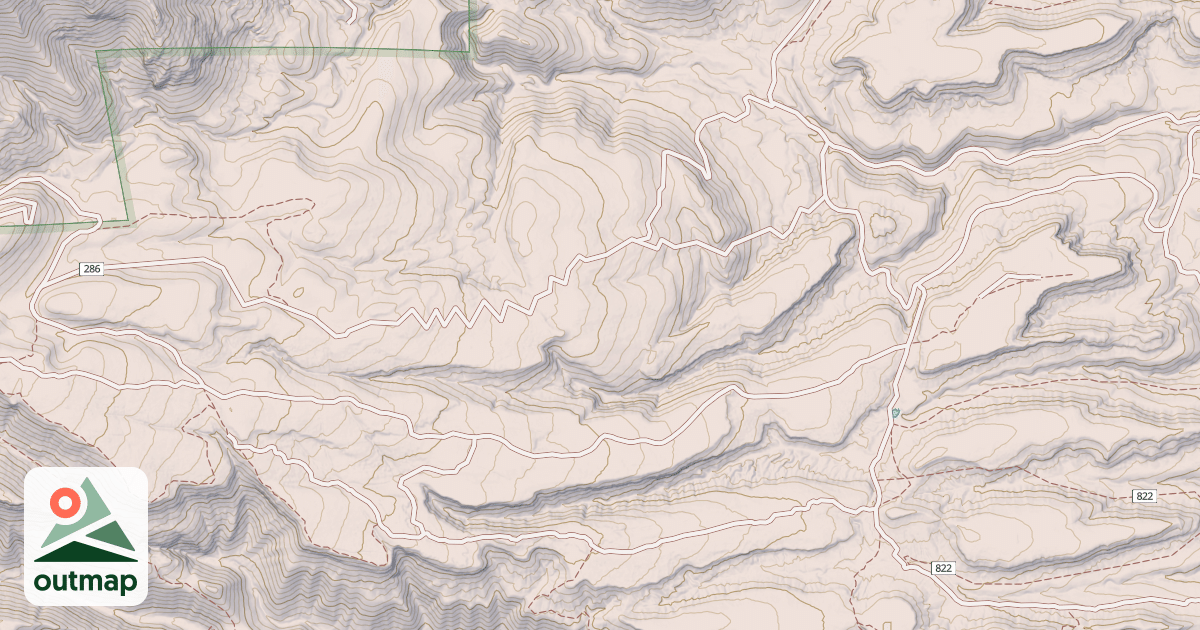 Map of USFS Motor Vehicle Use Map Roads {5DF75A99-FBD6-48CE-9C6A-E28832A483CD}