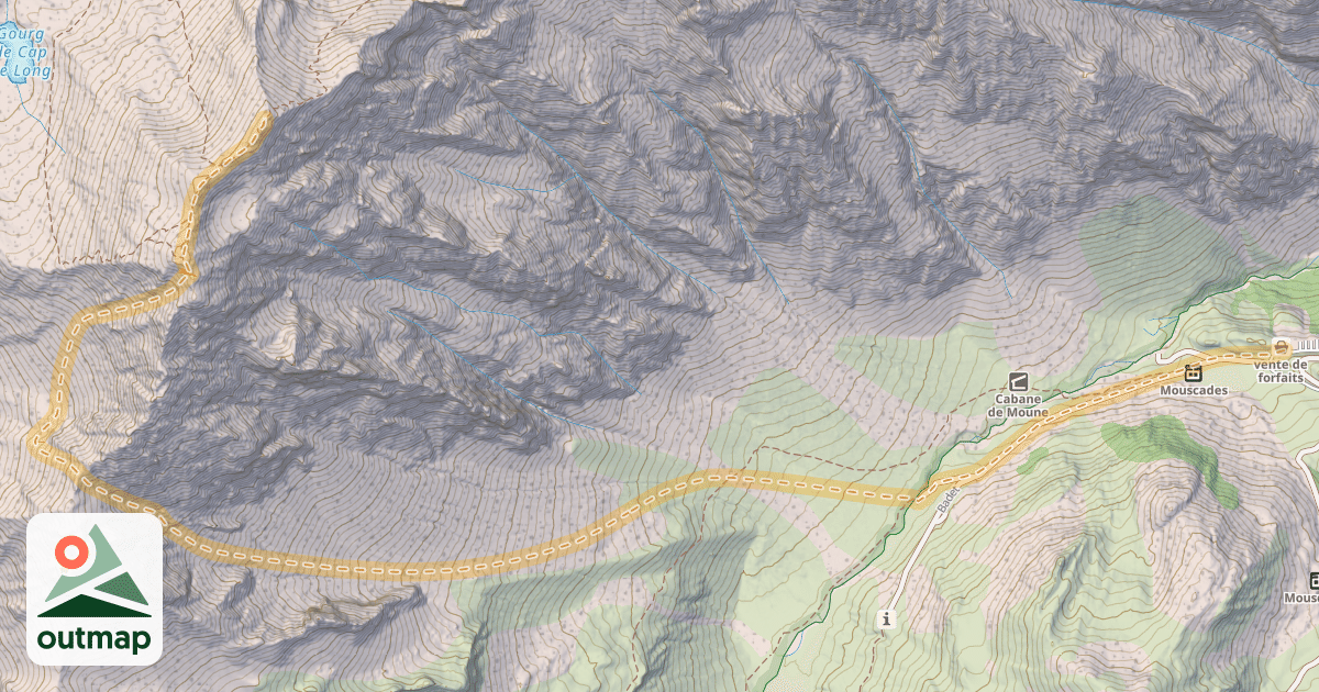Map of Pic de Campbieil — Piau Engaly