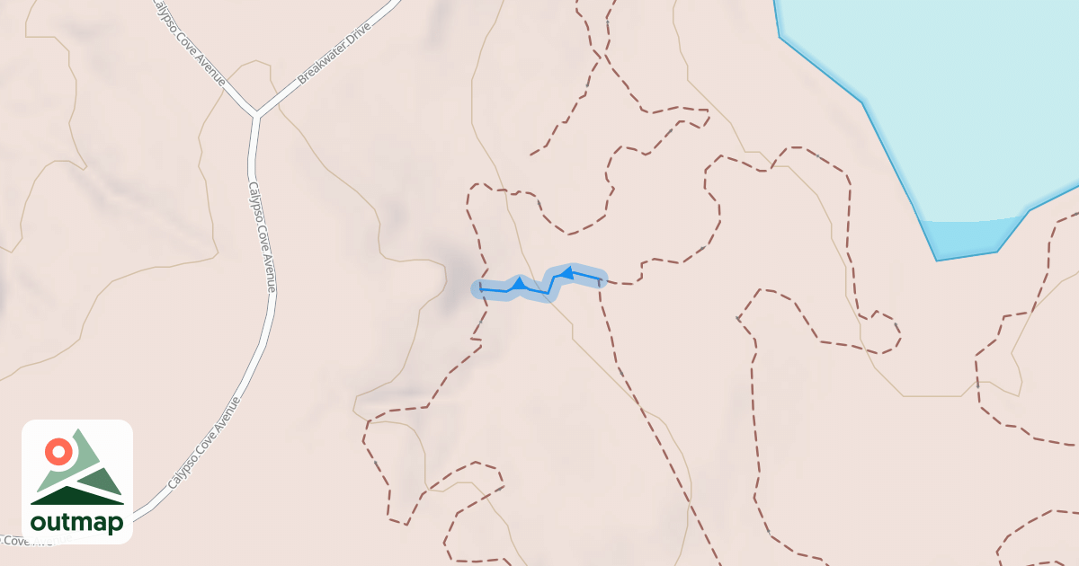 Map of Clear Bay Mountain Bike Trails