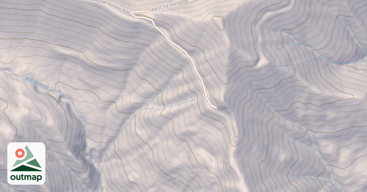 Map of USFS Motor Vehicle Use Map Roads {BFC0DFD6-3773-48EF-A002-B32EA49DED70}