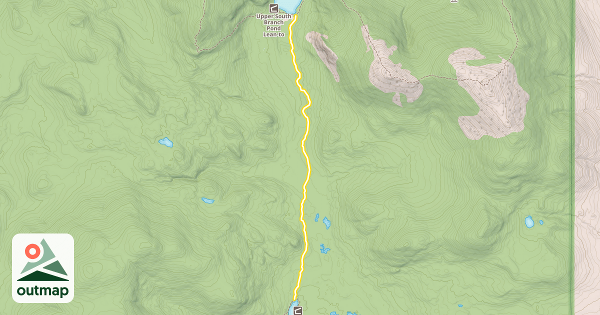 Map of Pogy Notch Trail