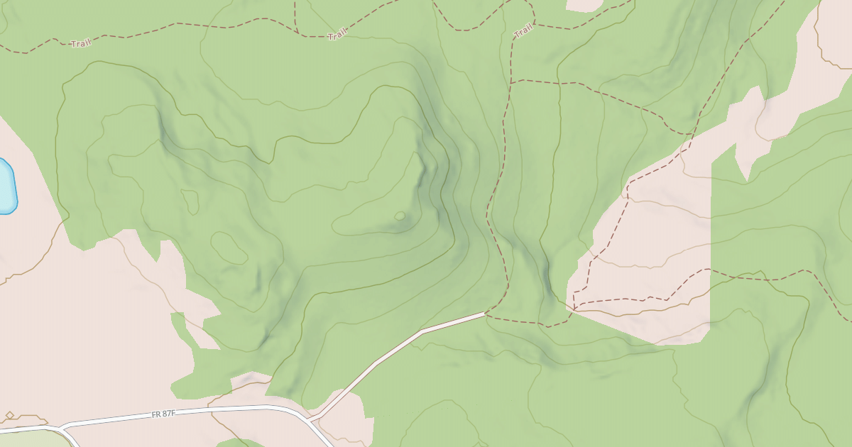 Map preview of USFS National Forest System Roads {7568F0BC-2CCB-4B04-8800-B295392B245D}