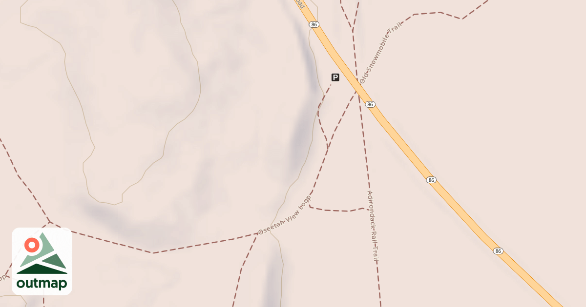 Map of Oseetah Lake Trails