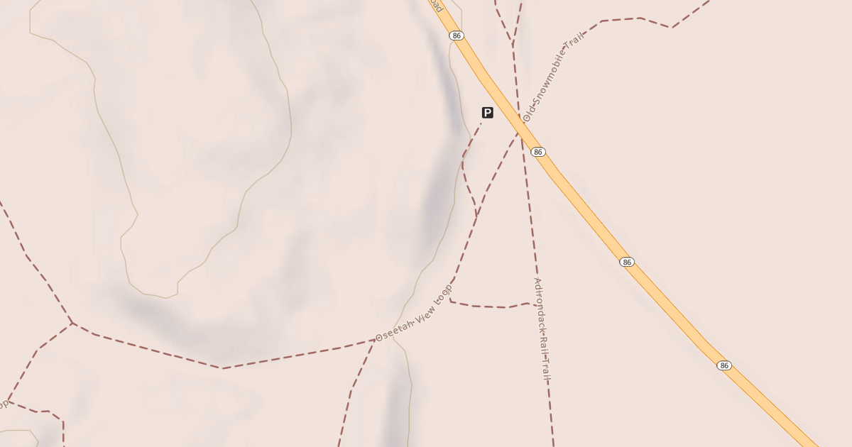 Map preview of Oseetah Lake Trails