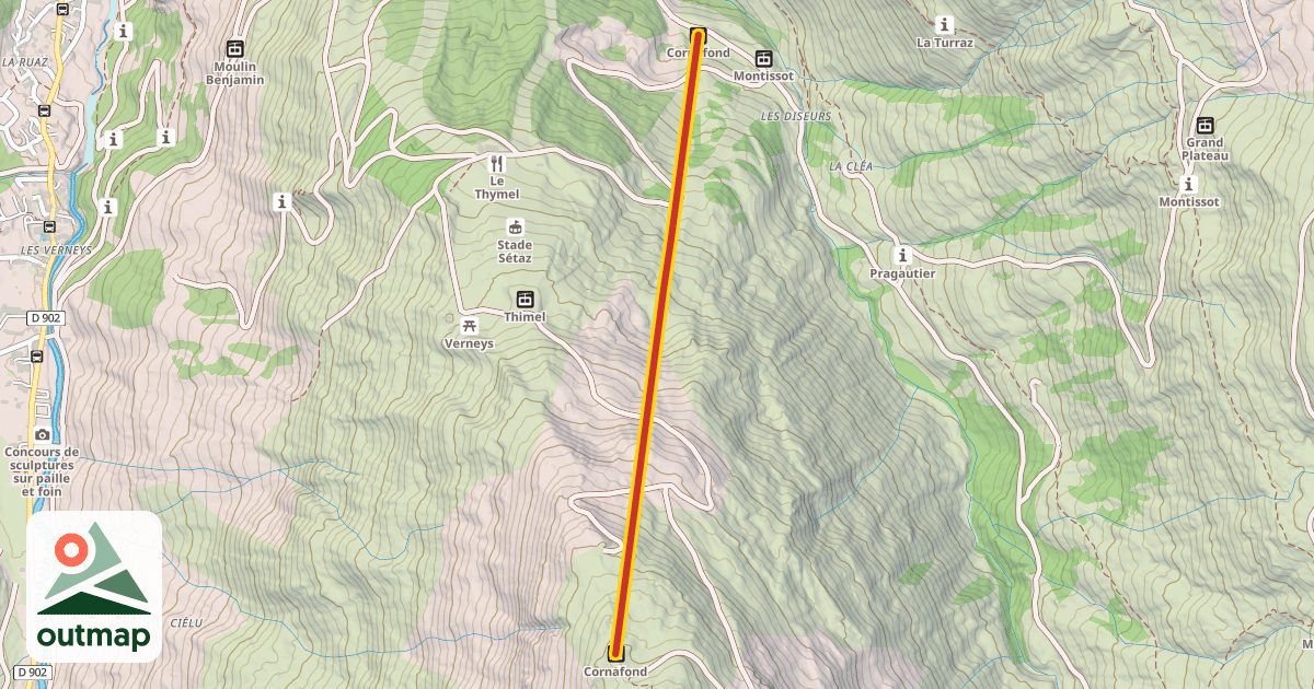 Map of Cornafond