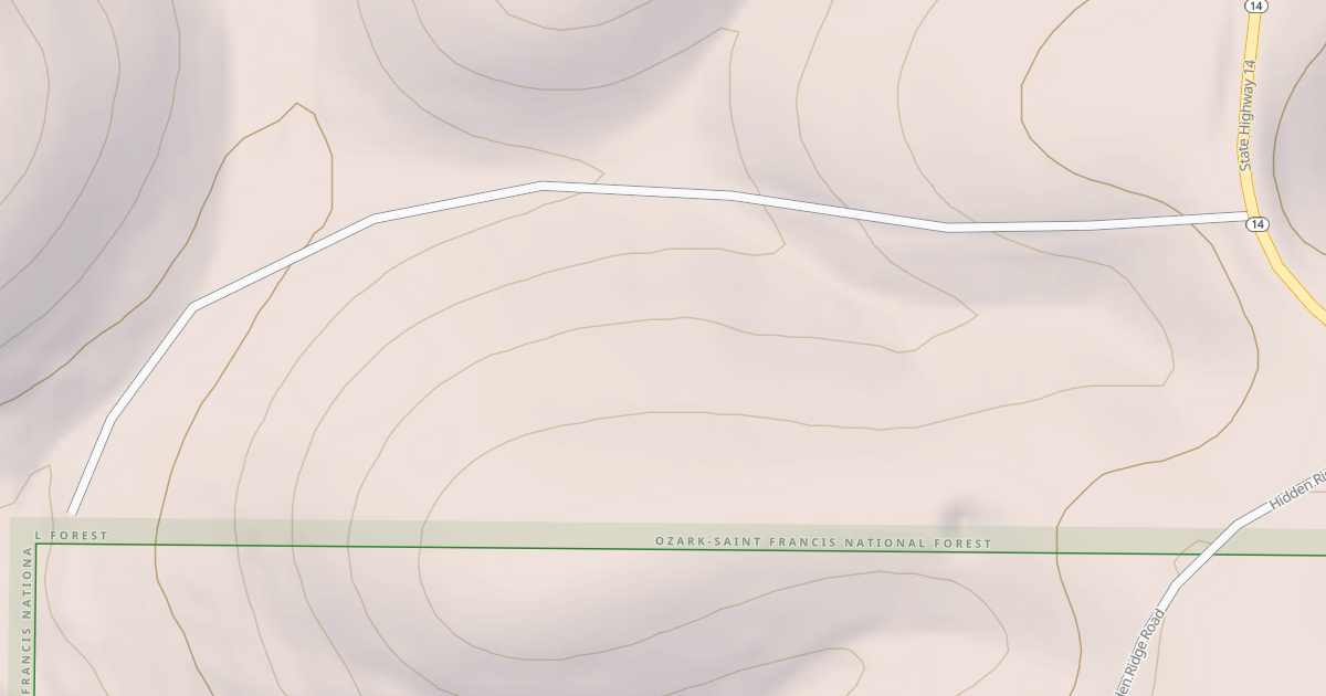 Map preview of USFS Motor Vehicle Use Map Roads {F52A3C4F-7DCC-4B06-9990-7137F6740576}