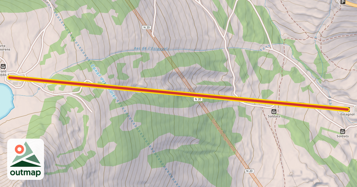 Map of Estagnol