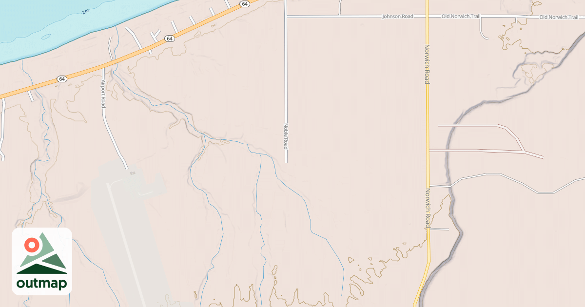 Map of Bergland Snowmobile #12