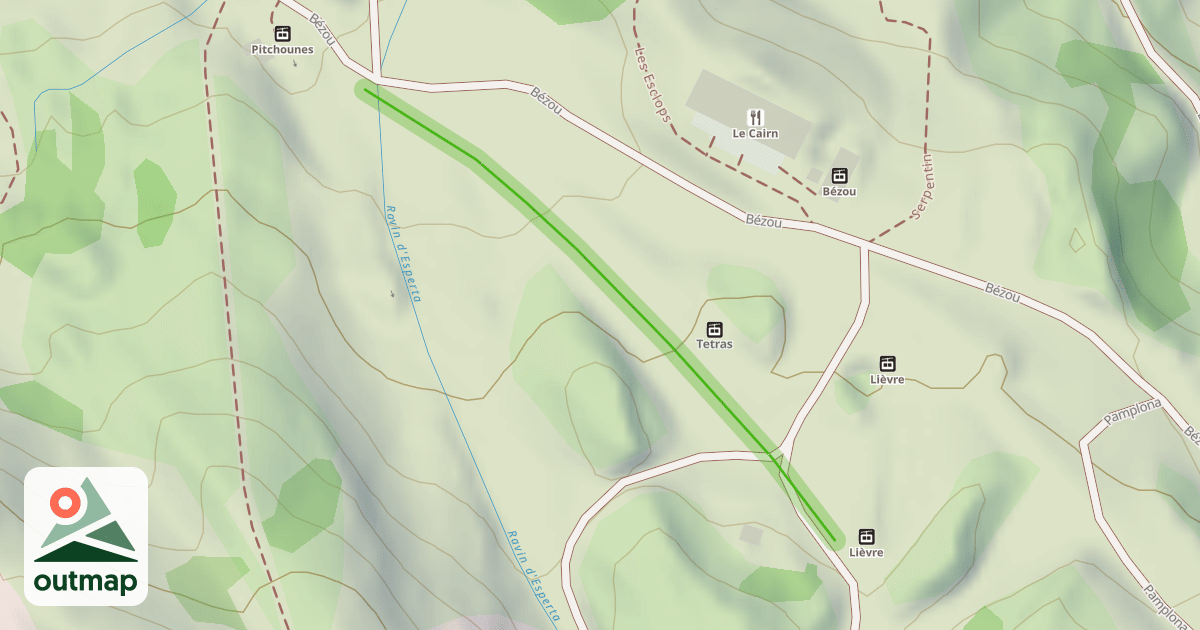 Map of La Cabane