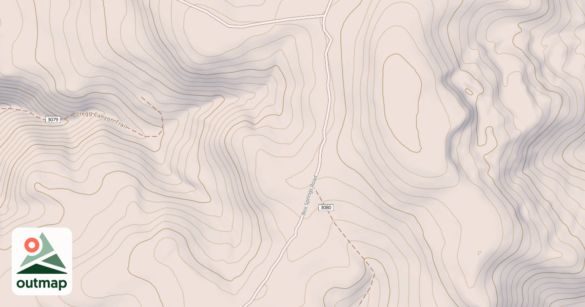 Map of BOX SPRINGS