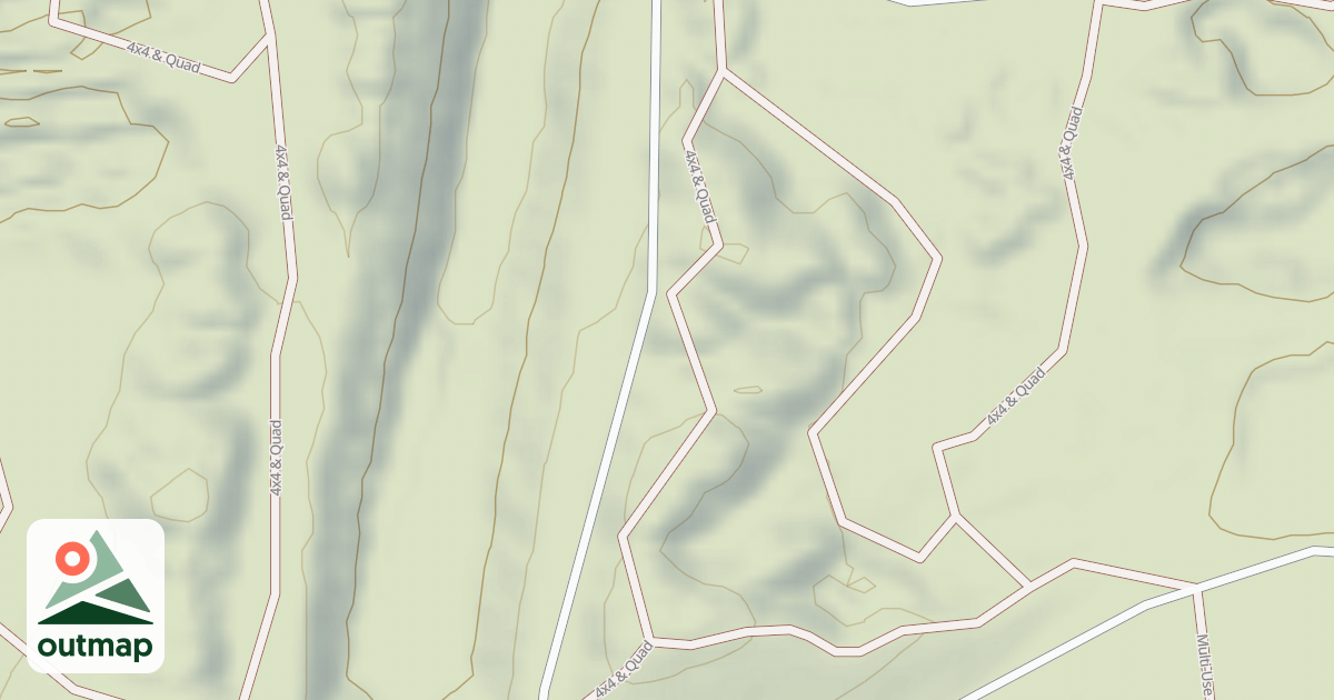 Map of Interlake State Recreation Area Trails