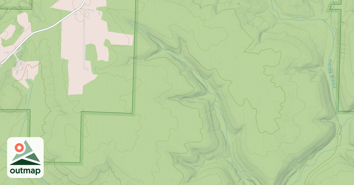 Map of HUNTING BR FORK RD