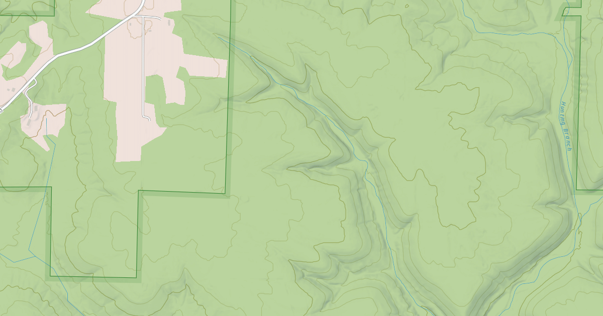 Map preview of HUNTING BR FORK RD