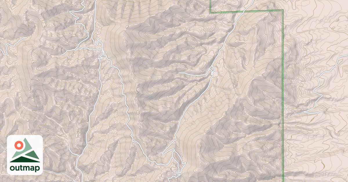 Map of UPPER SIDE CANYON